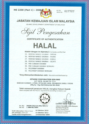 helal belge örneği